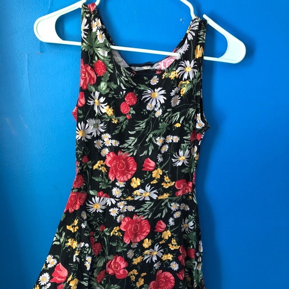Floral Print Skater Dress - Picture 2 of 5